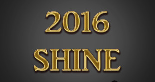 2016 Shine Gold Text Effect PSD File