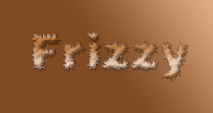 Frizzy Text Effect Psd