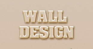 PSD File-Wall Poster 3D Text Effect