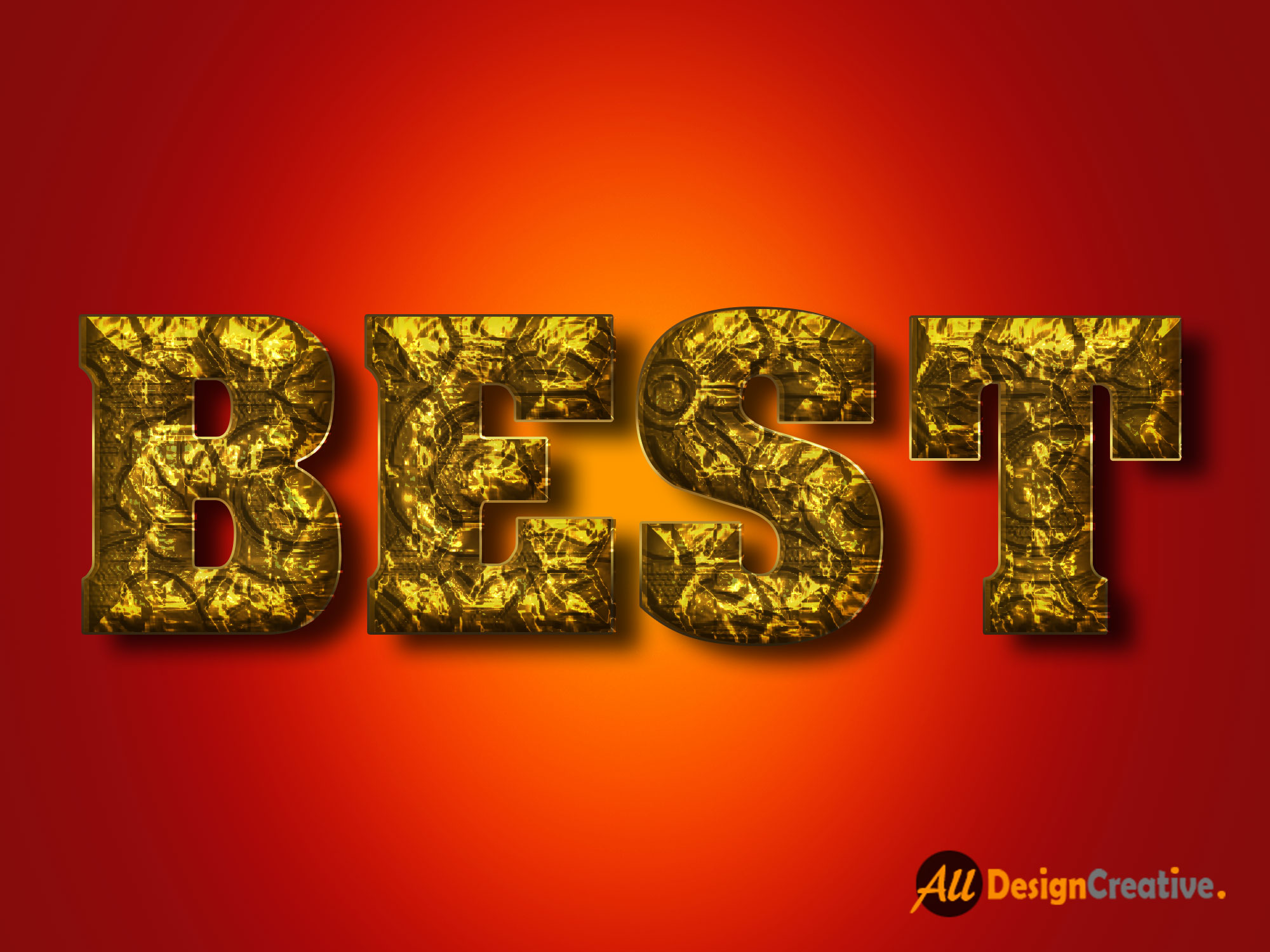 Best Gold Effect PSD