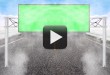HD wedding background 1080p-Billboard Green Screen with Cool Smoke Animation