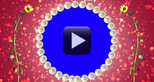 Round Pearls Animaion-Wedding Frame Video