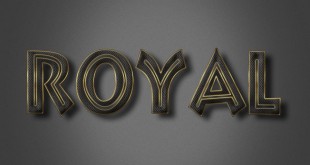 Royal Text Effect PSD Photoshop File