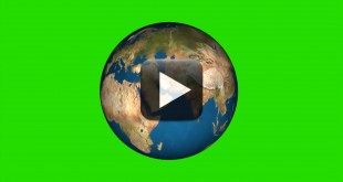 Green Screen Globe Earth Rotation Video Effects