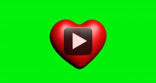Rotating Heart Green Screen Free Download