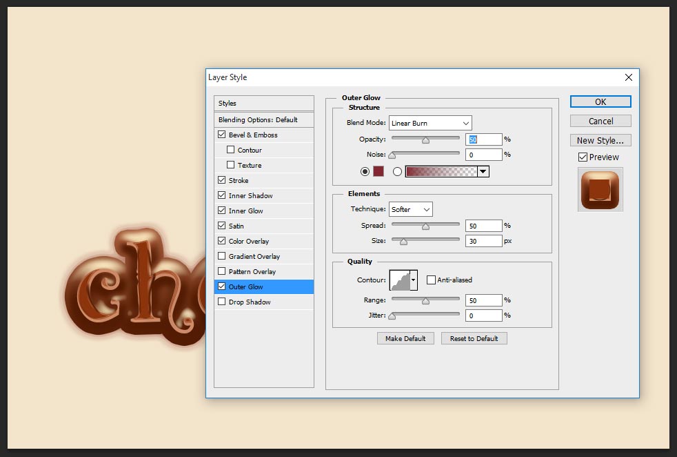 8-how-to-create-a-chocolate-text-effect-in-photoshop
