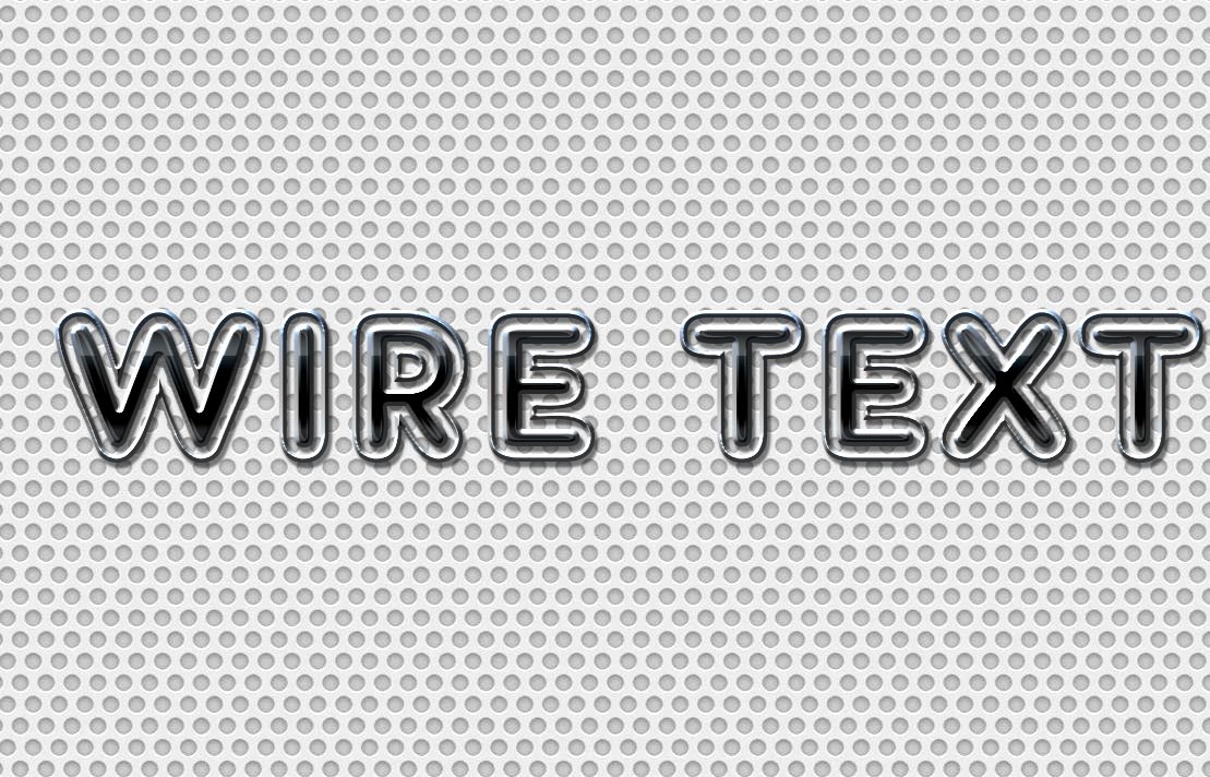 photoshop-wire-text-effect-tutorial