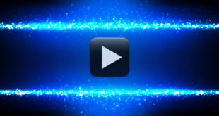 Title Motion Video in Blue Background