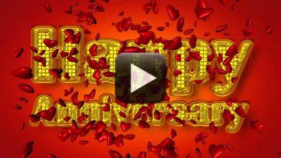 Wedding Anniversary Background Video Greetings All Design Creative