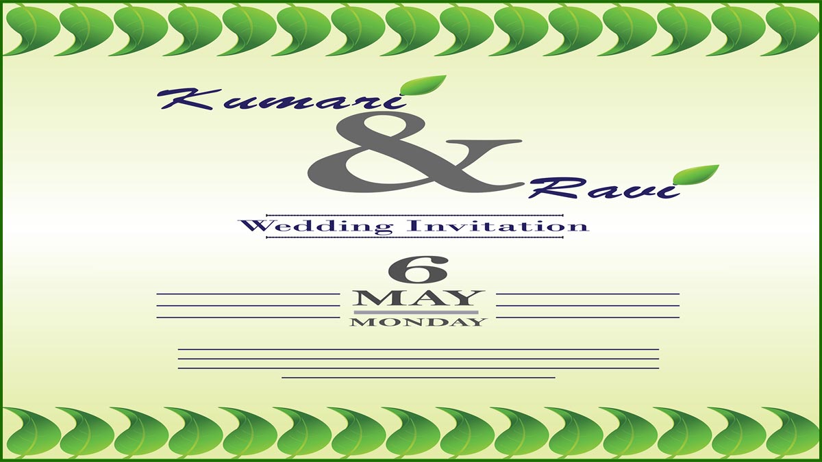 wedding invitation card cover vector thumb wedding invitation card cover vector thumb
