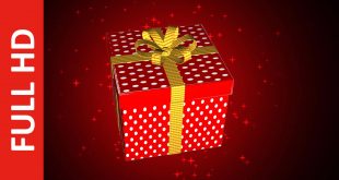 Animated Gift Box Video Background
