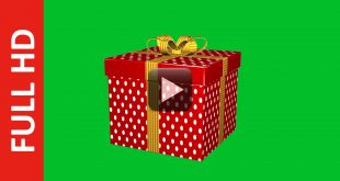 Gift Box Green Screen Royalty Free Footage