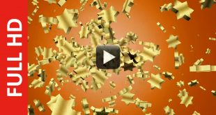 Free Download Golden Stars Animation Motion Video HD