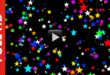 Colorful Star Particle Motion Background Free Video