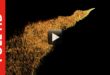 Moving Gold Particles Animation Free Download