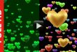 Blinking Hearts Shapes Love Animation Background