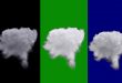 Smoke Explosion Black, Green and Blue Screen Effect Animation