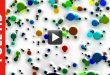 Abstract Color Gel White Background Animation Free Stock Footage