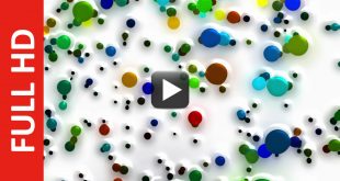 Abstract Color Gel White Background Animation Free Stock Footage