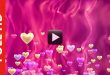 Royalty Free Green & Pink Background Love Animation Motion Video Effect