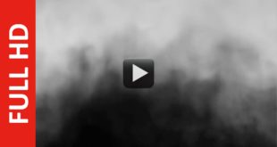 Heavy Fire Black Smoke in White Screen Background