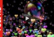 Love & Bubbles Black Screen Background Video Effect