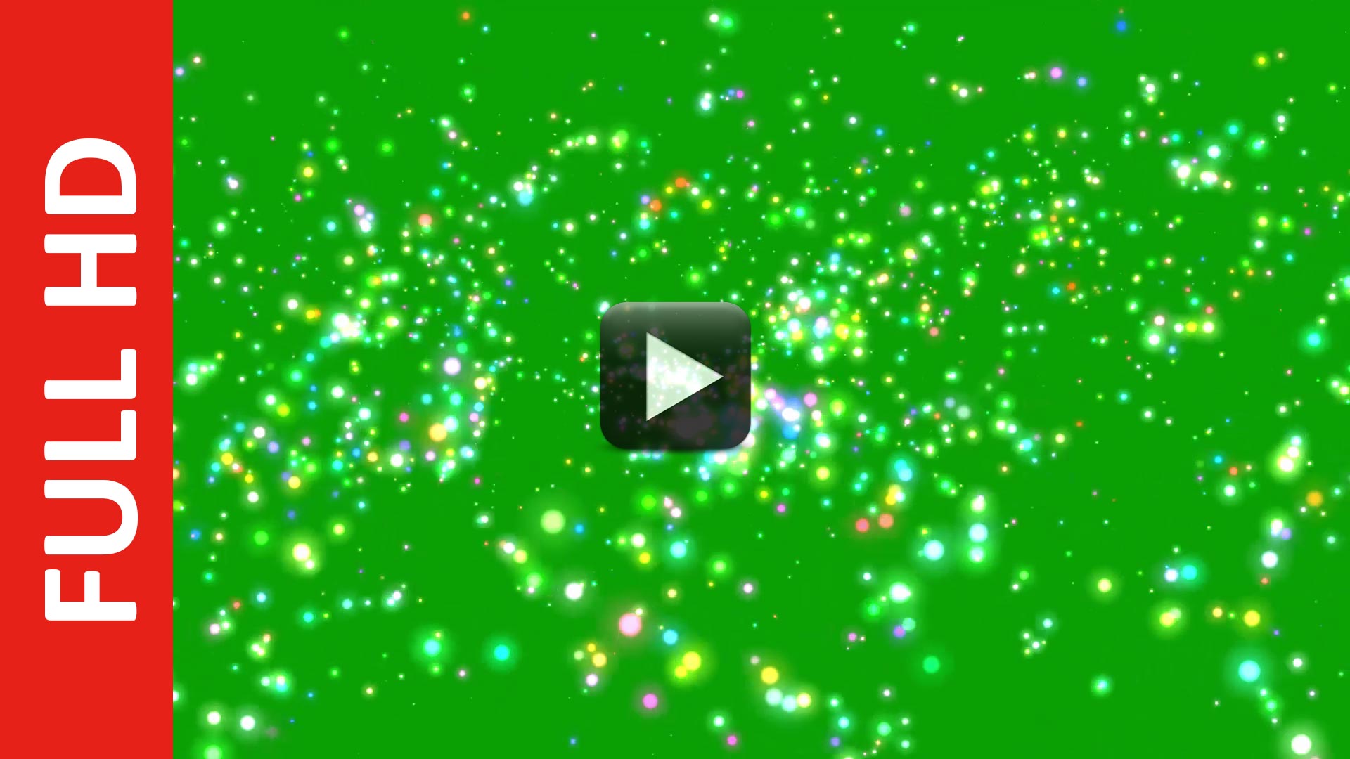 Particles Glitter Stars In The Universe Green Screen Background All Design Creative