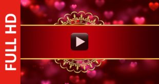 Royal Indian Style Wedding Card Invitation Intro Title Background Video Effects HD 2019