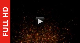 Fire Dust Particles Sparks Black Screen Effects Background HD 1080p