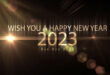 Happy New Year 2023-Wishing A New Year Greetings Motion Graphics Video-Bye Bye 2022