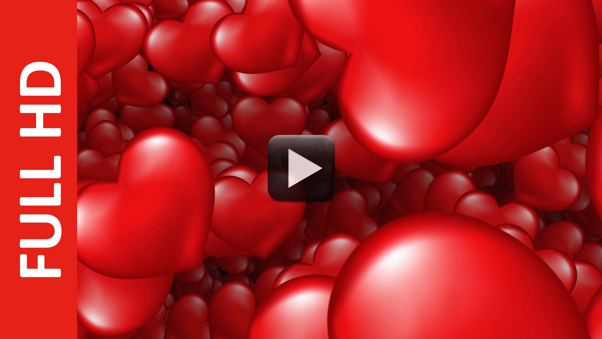 Moving Red Love Hearts Animation Background | All Design Creative