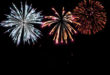 Fireworks Black Background Colorful Fireworks Background Effects Video
