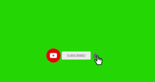 Youtube Subscribe Green Screen & Blue Screen | Free Green Screen Subscribe Button