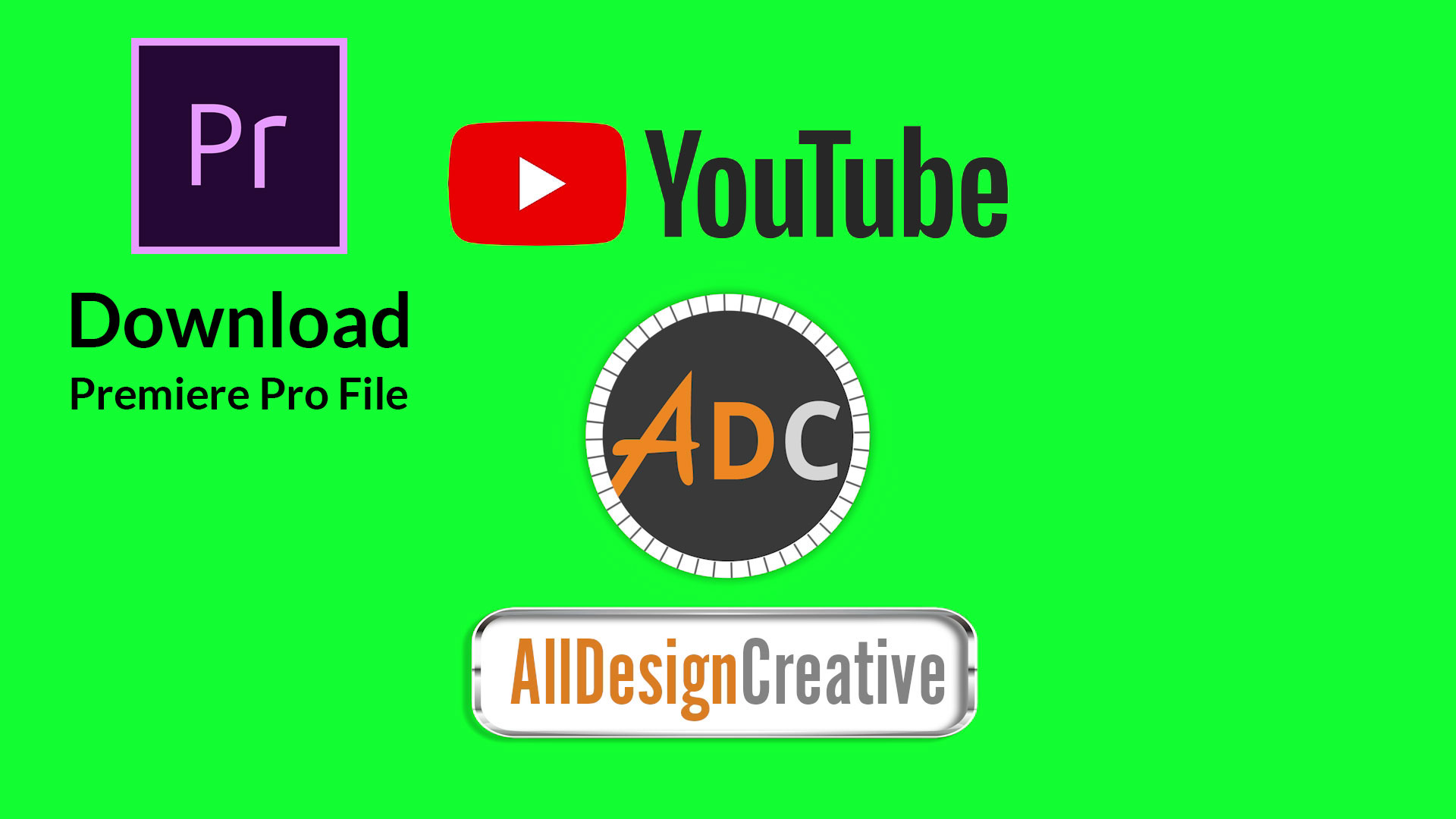 Premiere Pro Templates Free Download-YouTube Channel Intro Premiere CC  Template | All Design Creative