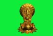 OM Ganeshaya Namaha | God Ganesh Green Screen | Golden God Ganpati Green Screen Video Effect HD