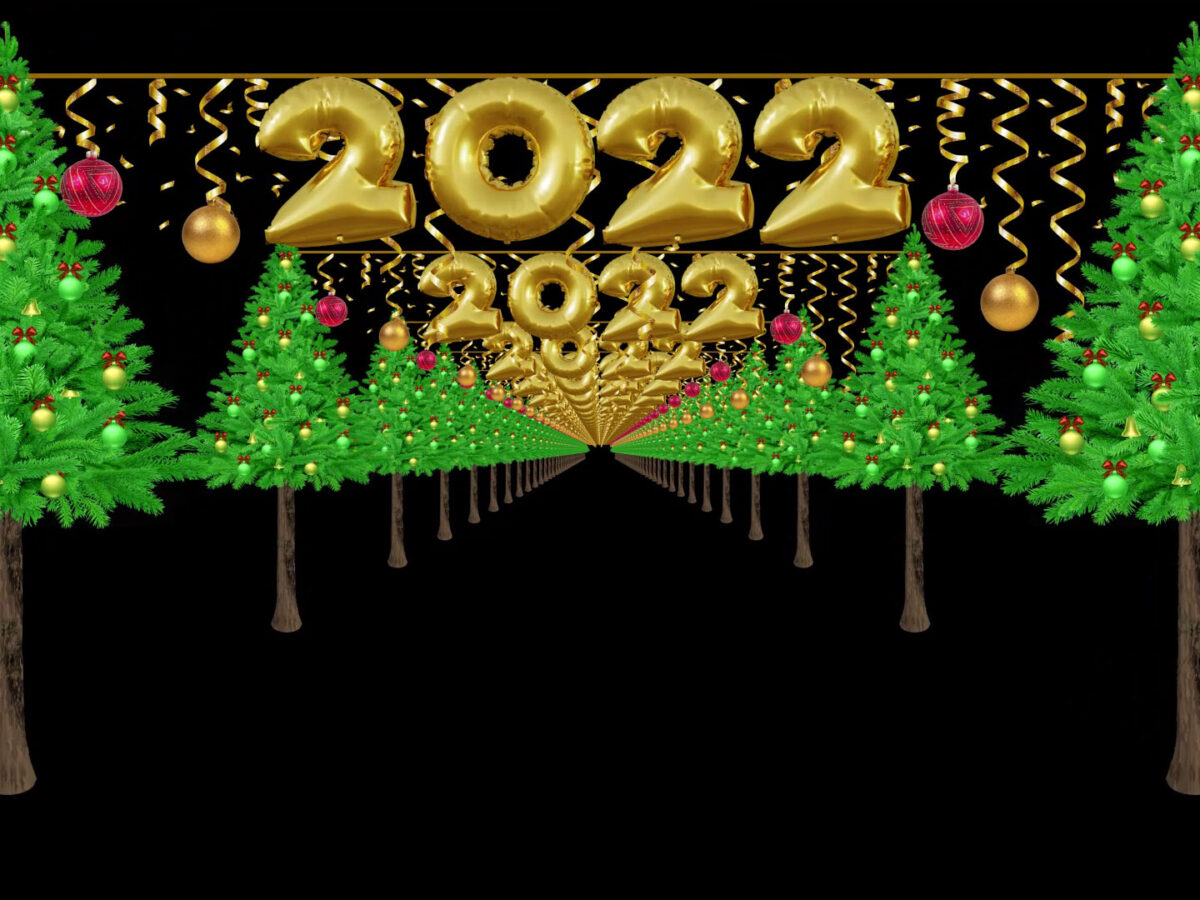 Christmas 2022 No Background 2022 Christmas & New Year Wishing Background No Copyright Footage | All  Design Creative