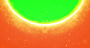 Heat Planet Green Screen Motion Background Frame HD