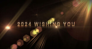 Happy New Year 2024 | Wishing A New Year Greetings Animated Graphics Video | Bye Bye 2023