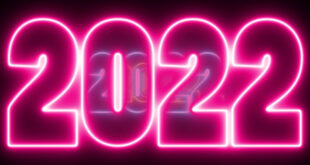 Neon Lights 2022 Tunnel Abstract Glow Background Loops