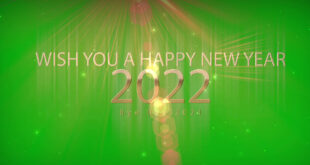 Wish You A Happy New Year 2022 Green Screen Background Effect 🎁 🎄 Happy Year 2022 Green Animation