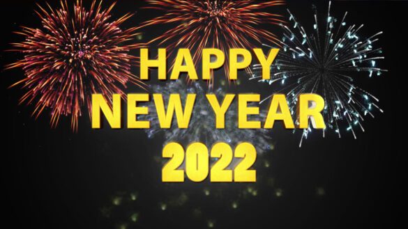 2022 Happy New Year 3D Text Animation on Gold and Metallic Effect | All ...
