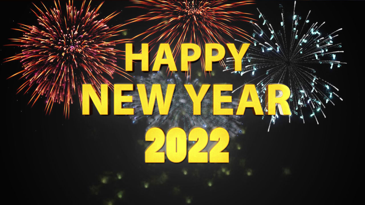2022 Happy New Year 3D Text Animation on Gold and Metallic Effect | All  Design Creative