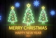 Christmas Wishes for Friends | Merry Christmas Wishes, Greetings and Happy New Year 2023 Neon Lights