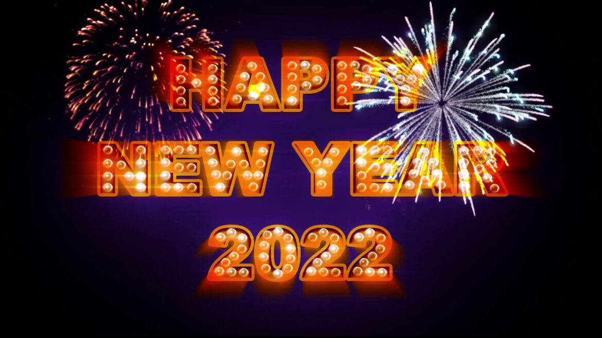 Animated Happy New Year 2022 Video Effects Free Footage