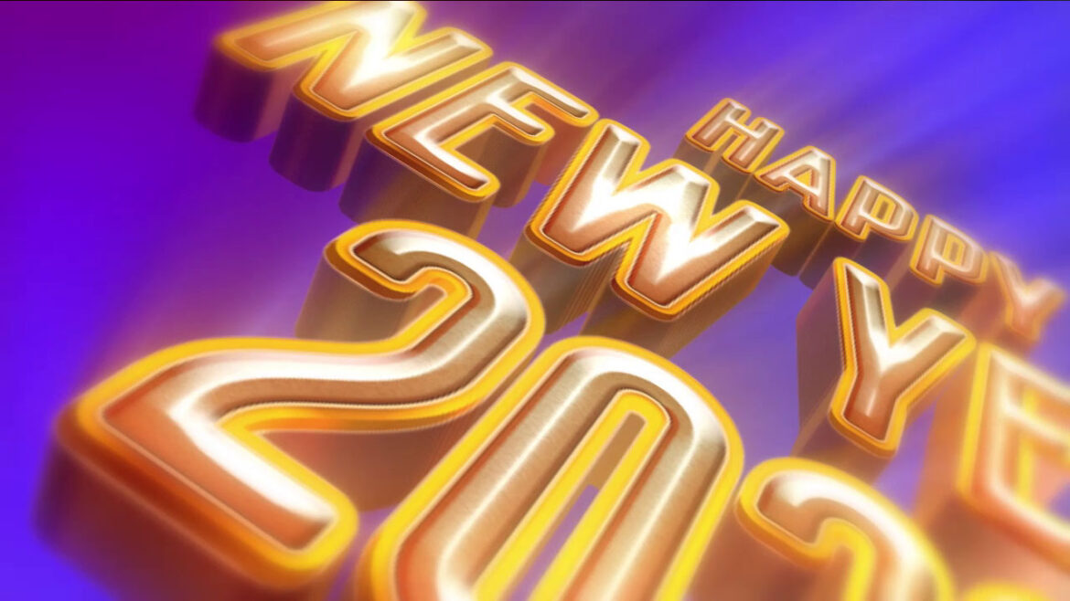 Happy New Year 2022 3D Animation Happy New Year 2022 3D Animation