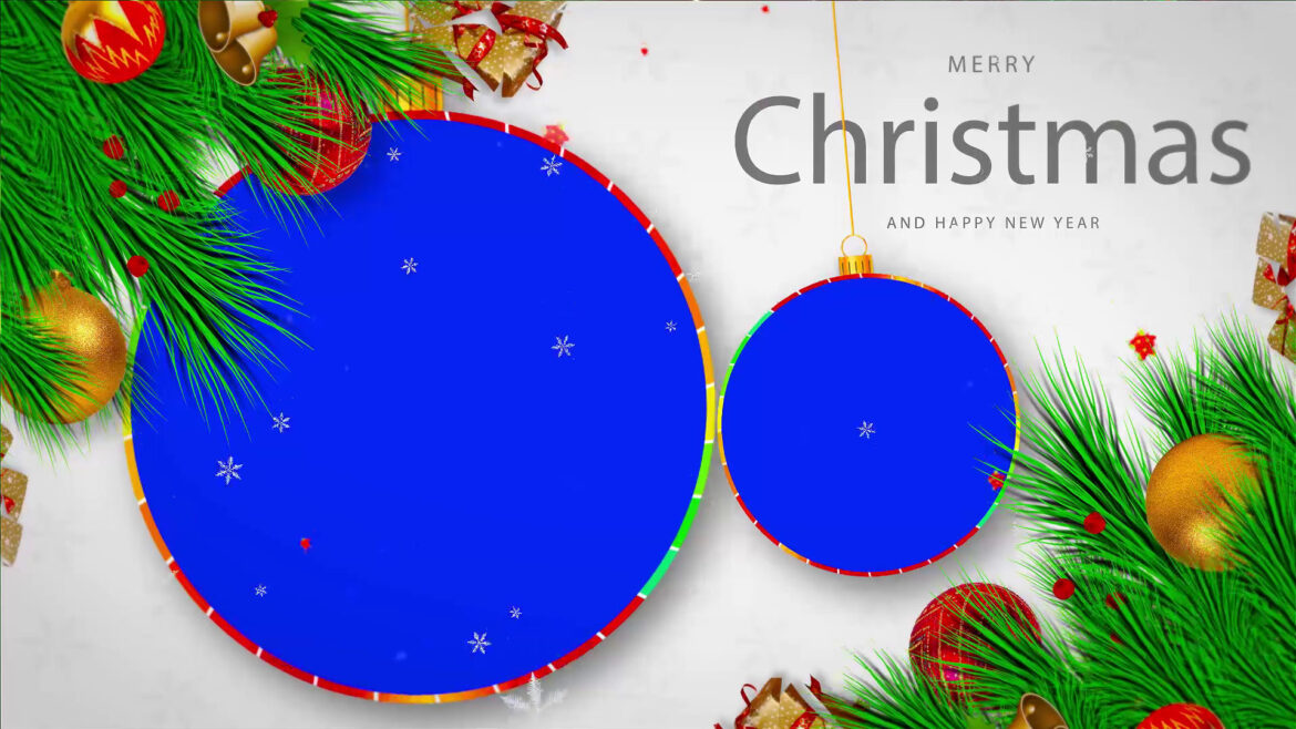 Merry Chritmas and Happy New Year Wishing Frame on Blue Screen Video Effects HD Merry Chritmas and Happy New Year Wishing Frame on Blue Screen Video Effects HD