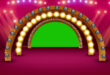 Stage Lights Wedding Frame Green Screen Video Effects | All Design Creative