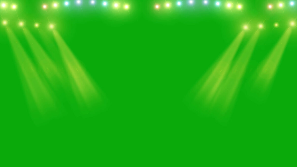Green Screen Concert Stage Lights Animated Background No Copyright Footage