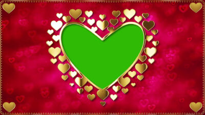 Happy Marriage Anniversary Wedding Frame Green Screen Video Footage All Design Creative