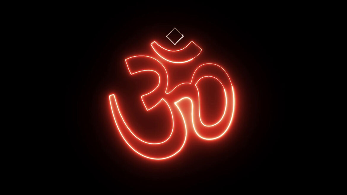 OM Animation Video No Copyright | OM Neon Lights Animation Black Screen Background OM Animation Video No Copyright | OM Neon Lights Animation Black Screen Background